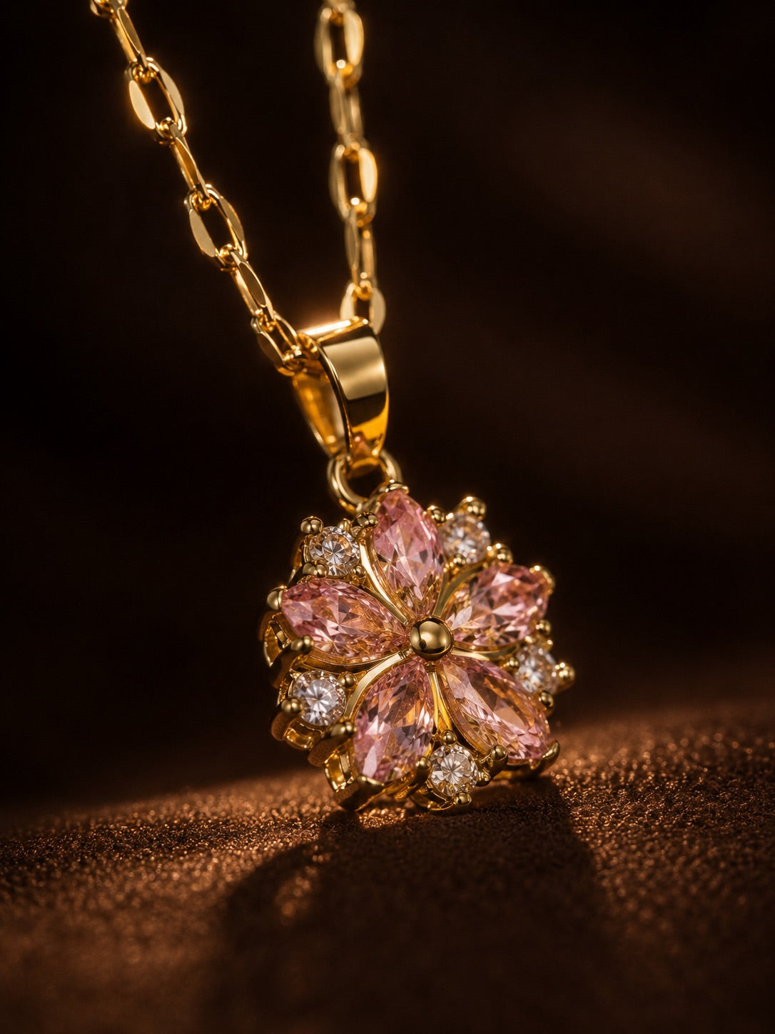 Adèle Snowflake Necklace
