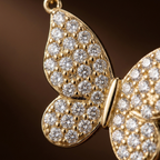 Papillon Crystal Butterfly Necklace