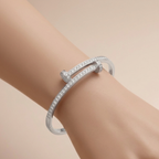 Clou Zirconia Bangle Set