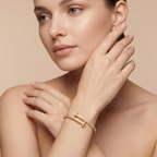 Clou Zirconia Bangle Set