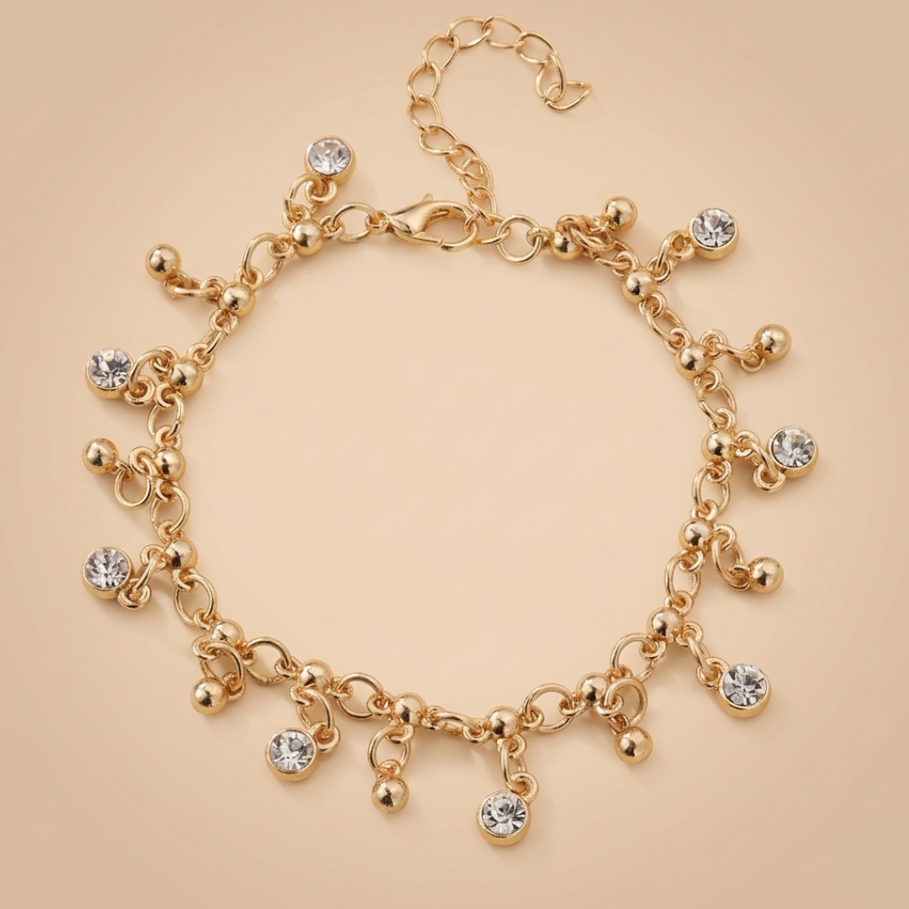 Demi Diamond Tassel Bracelet