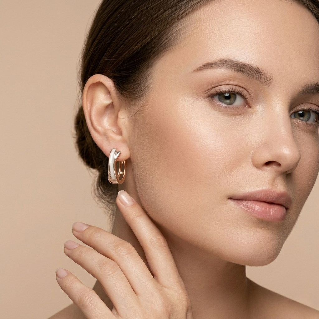 Serein Lumière Cross Earrings
