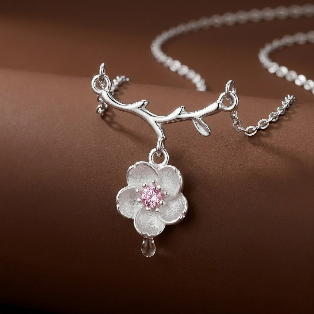 Hanami Cherry Blossom Necklace
