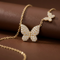 Papillon Crystal Butterfly Necklace