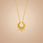 Celeste Sunflower Clavicle Necklace