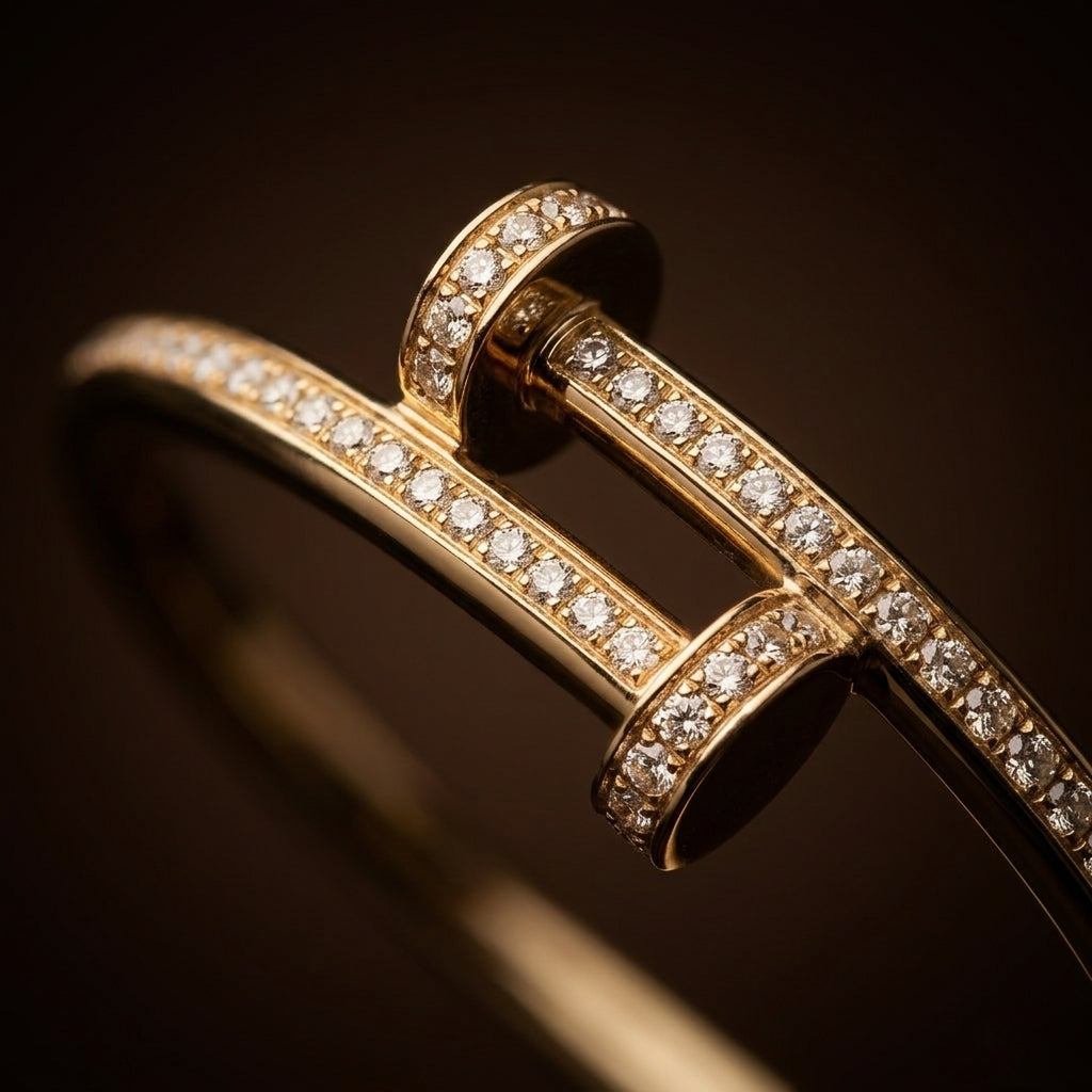 Clou Zirconia Bangle Set