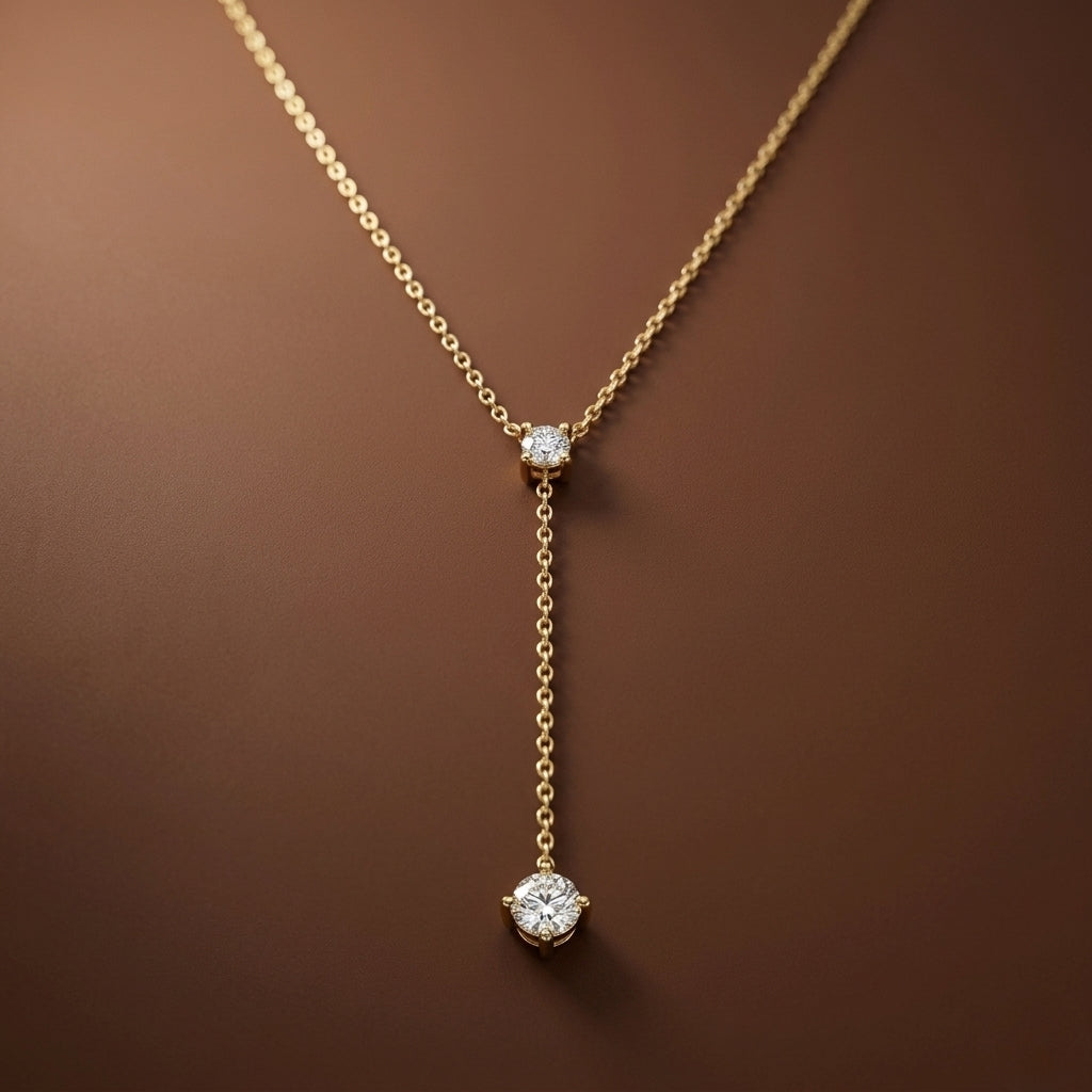 Serein Dorée Y-Chain Necklace