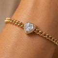 Serein Eternal Heart Crystal Bracelet
