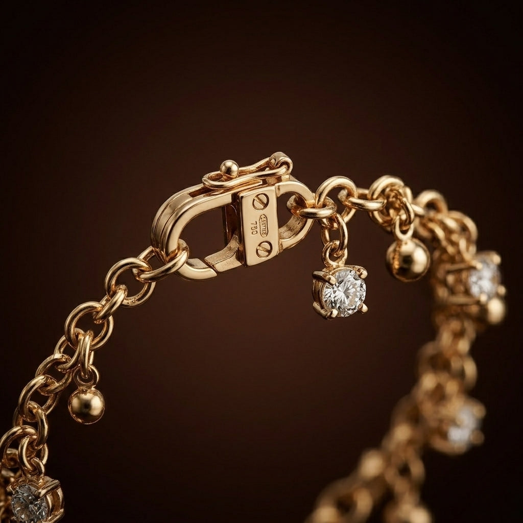 Demi Diamond Tassel Bracelet