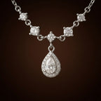 Goutte Diamond Drop Necklace