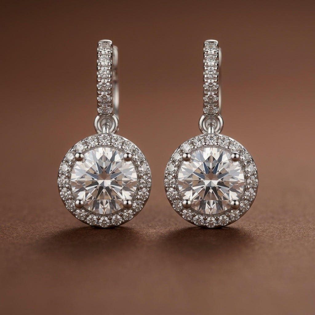 Cercle Diamond Stud Earrings