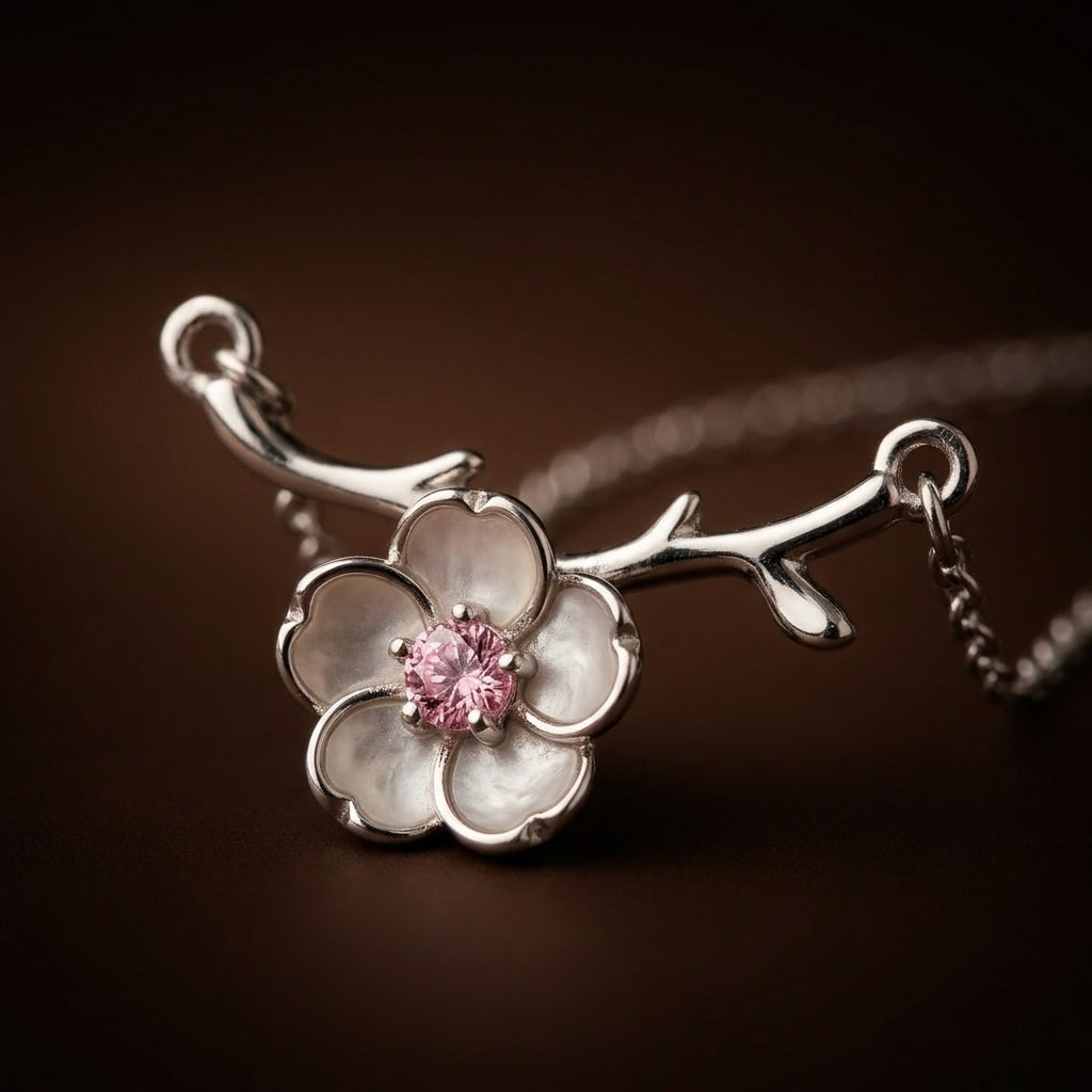 Hanami Cherry Blossom Necklace