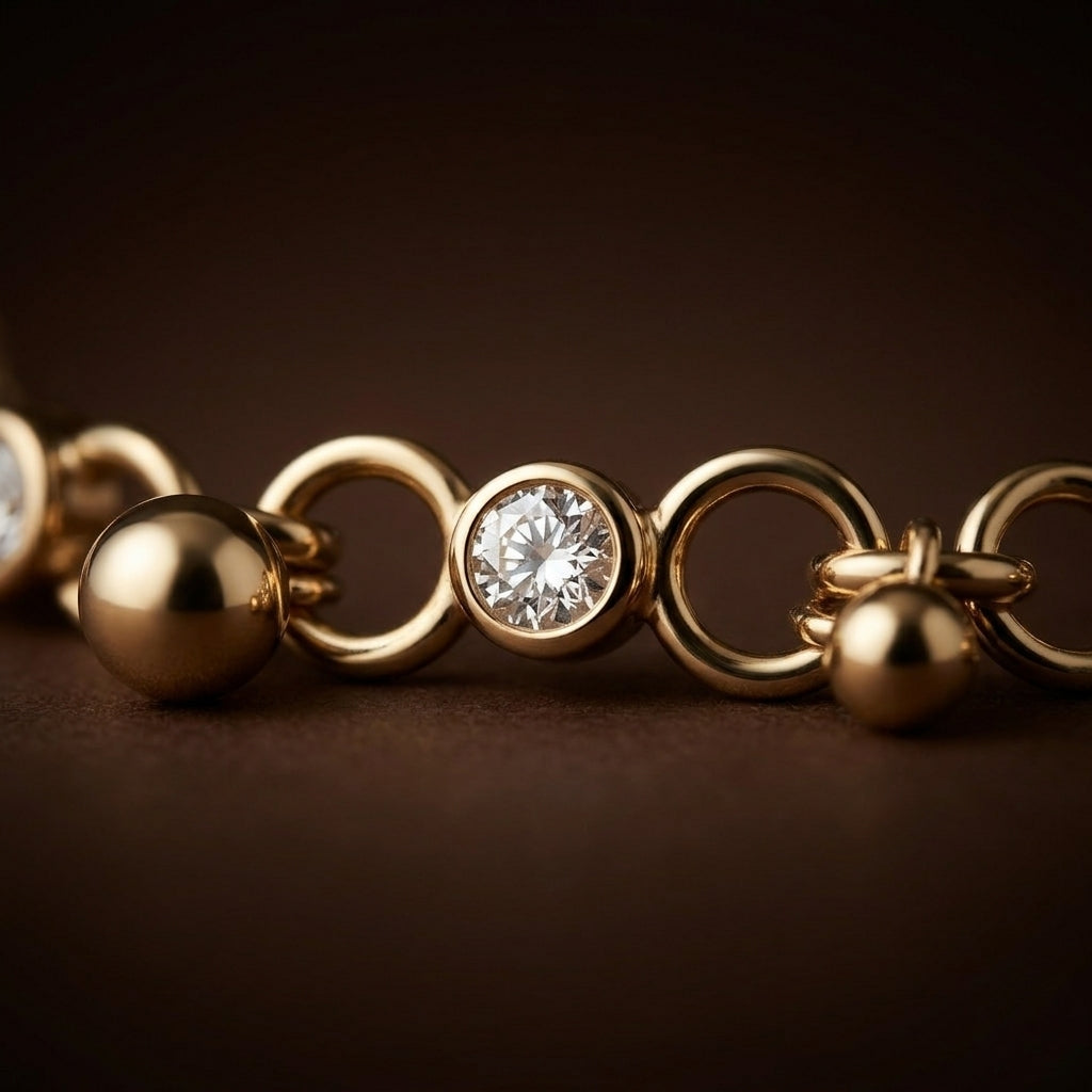Demi Diamond Tassel Bracelet