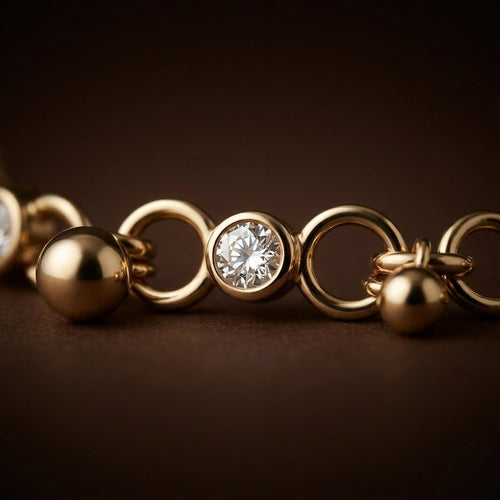 Demi Diamond Tassel Bracelet