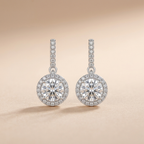 Cercle Diamond Stud Earrings