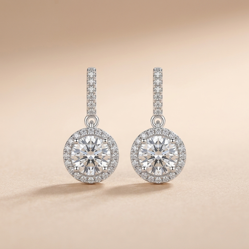 Cercle Diamond Stud Earrings