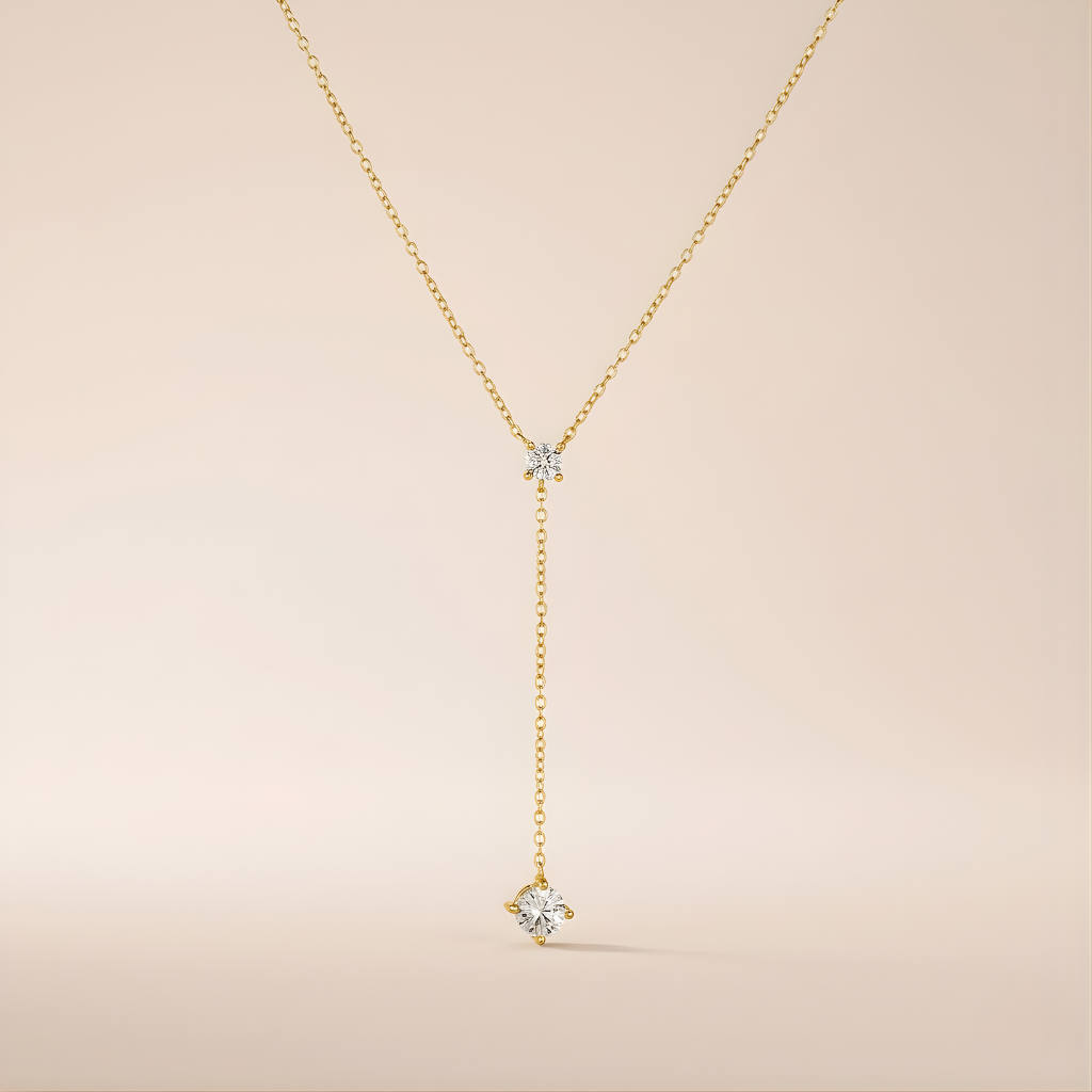 Serein Dorée Y-Chain Necklace