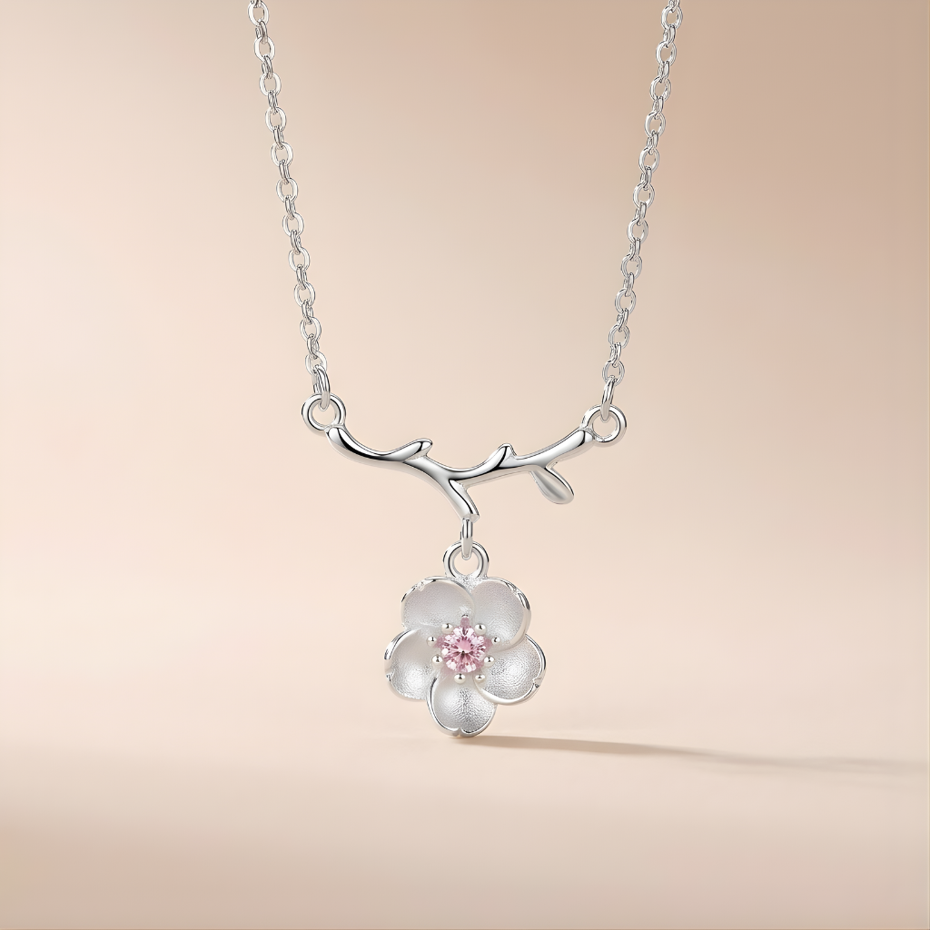 Hanami Cherry Blossom Necklace