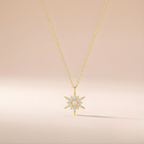 Soleil Opal Sunflower Necklace
