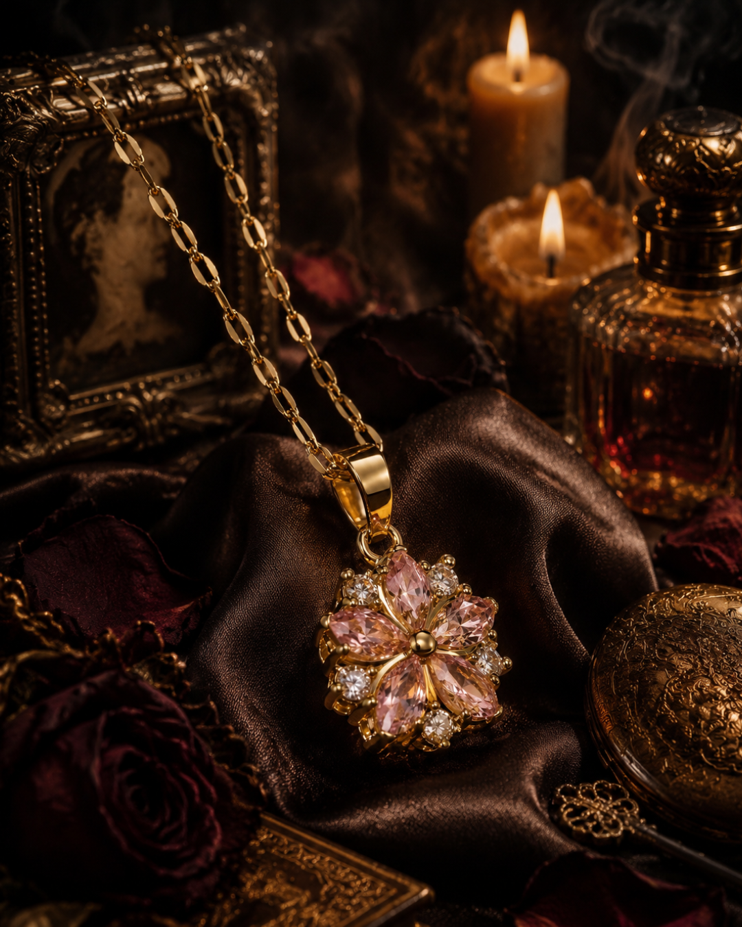 Adèle Snowflake Necklace