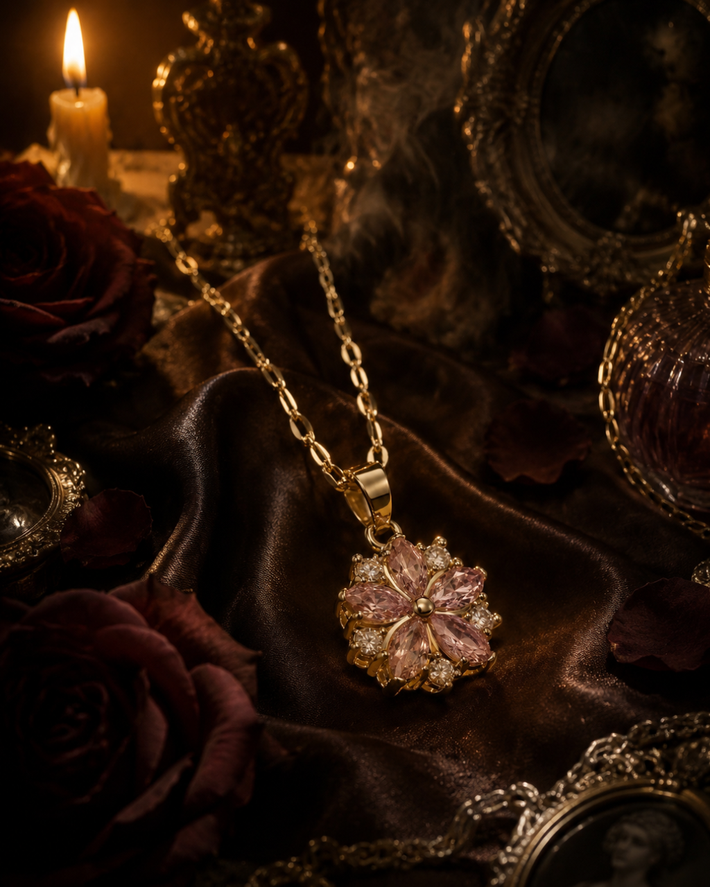 Adèle Snowflake Necklace